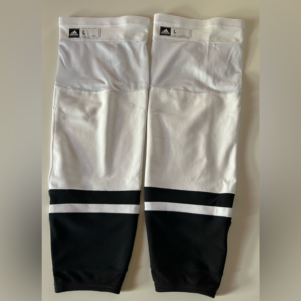 Adidas NHL Team Issue Los Angeles Kings Pro Stock Hockey Socks Large